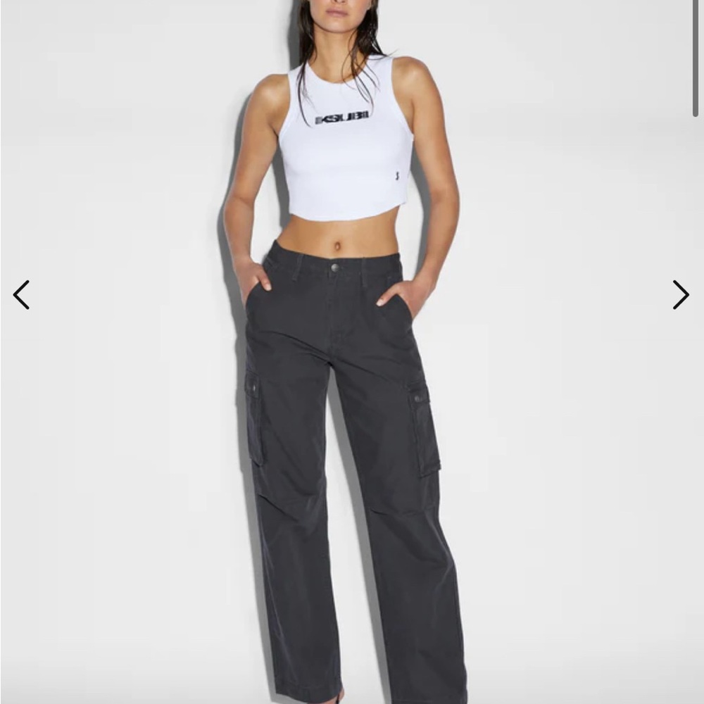 Ksubi Squad Cargo Pants in Charcoal